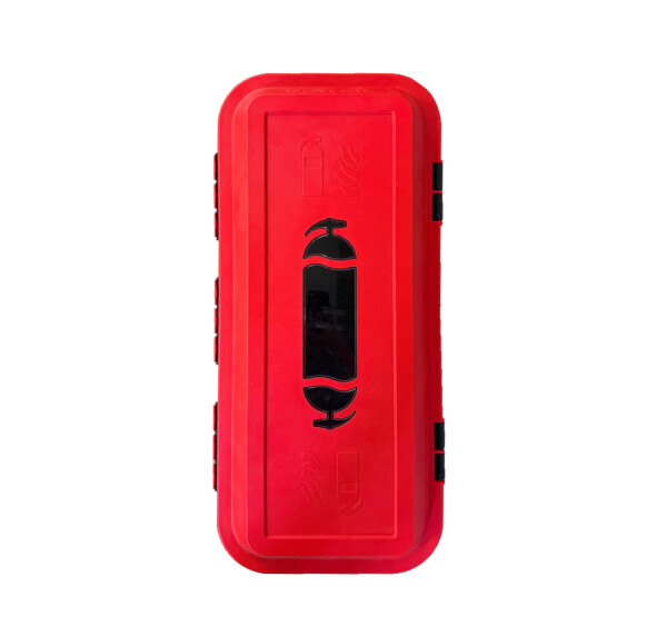 FireLoq Feuerlöscher-Schutzbox für 6 kg / 6 L Feuerlöscher mit Sichtfenster