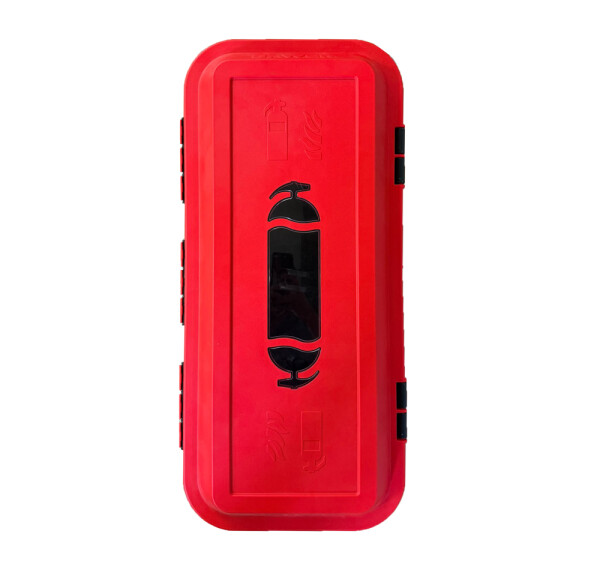 FireLoq Feuerlöscher-Schutzbox für 6 / 9 kg L Feuerlöscher mit Sichtfenster