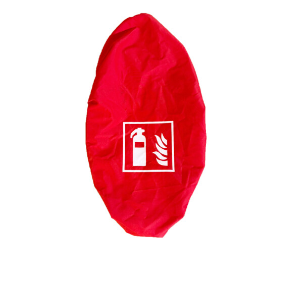 FireLoq Schutzhaube Rot für 6 kg/6 l Feuerlöscher mit F001 Symbol nach ISO 7010
