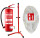 FireLoq® 6L Schaumlöscher 27A | 183B + Feuerlöscher Ständer + Gitterschutzhaube