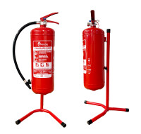 FireLoq® 6kg Pulver Feuerlöscher mit Ständer mit Prüfnachweis und Manometer