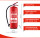 FireLoq® 9L fluorfrei Schaumlöscher 27A | 233B mit Prüfnachweis, Wandhalter