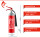 FireLoq® 2kg Co2 leichter, nicht magnetischer Alu Behälter 34B mit Prüfnachweis
