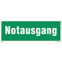 Notausgang Folie selbstklebend nachleuchtend