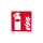 Feuerlöscher Symbol 15cm Folie selbstklebend