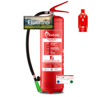 FireLoq® 6L Wasser Feuerlöscher 8A 2LE mit...