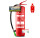 FireLoq® 6L Wasser Feuerlöscher 8A 2LE mit Prüfnachweis, Wandhalter und Manometer