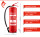 FireLoq® 9L Wasserlöscher 13A 4LE mit Prüfnachweis,Wandhalter und Manometer