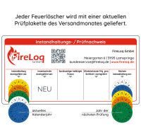 Pulver Aufladefeuerlöscher fahrbar 50kg mit 10 Meter Schlauch