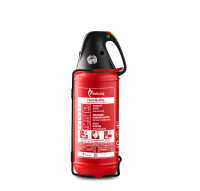 2x 2kg Pulver Feuerlöscher für Brandklasse ABC mit 13A | 89B | C ergibt 4 LE Dauerdruck inkl. Prüfnachweis,Wandhalter und Manometer