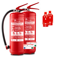FireLoq® 2x 6L Schaumlöscher 27A | 183B mit...