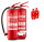 FireLoq® 2x 6L Schaumlöscher 27A | 183B mit Prüfnachweis, Wandhalter und Manometer