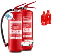 FireLoq® 2x 6kg Pulver Löscher 27A | 233B | C...
