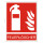 Feuerlöscher Symbol 20x25cm Folie selbstklebend